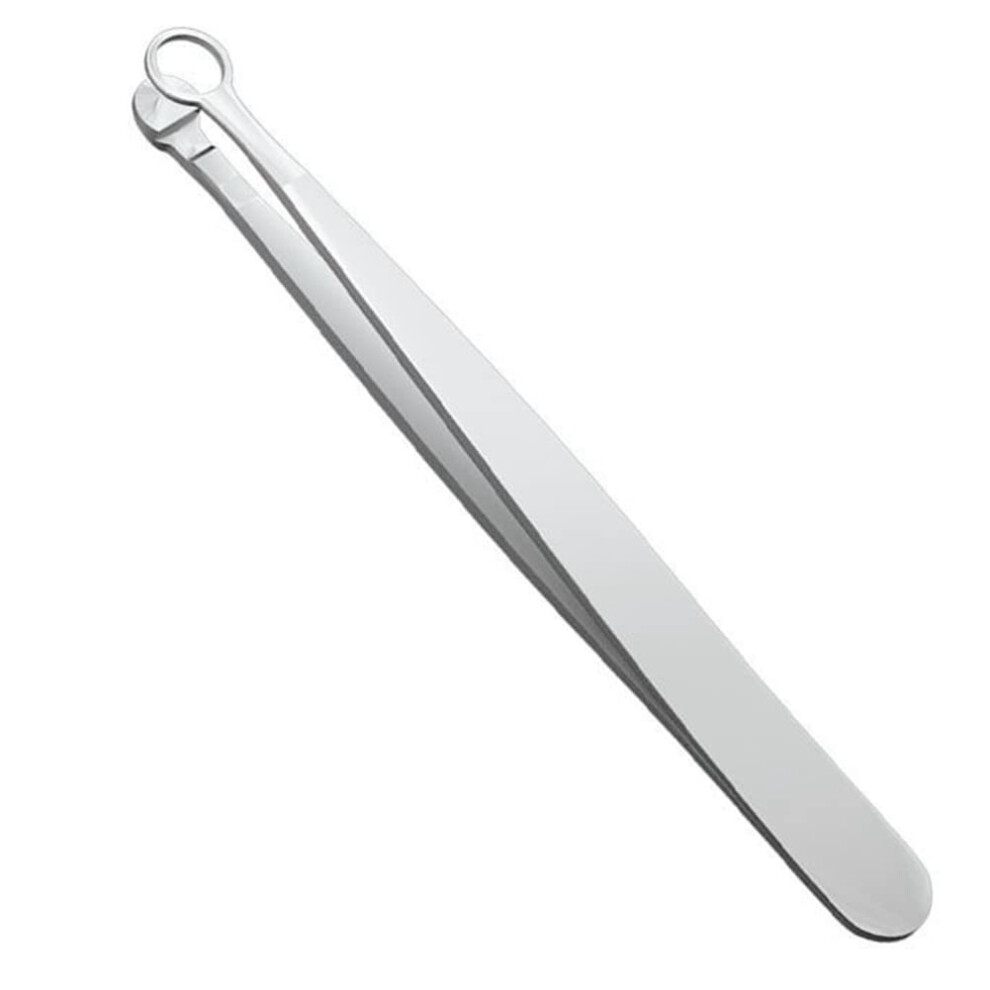 Universal Nose Hair Trimming Tweezers Stainless Steel Eyebrow Scissors for Nose Hair and Facial Grooming