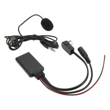 Bluetooth Aux-Kabeladapter für Alpine & JVC, Schwarz, ABS