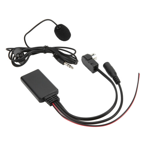 Bluetooth Aux-Kabeladapter für Alpine & JVC, Schwarz, ABS