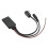Bluetooth Aux-Kabeladapter für Alpine & JVC, Schwarz, ABS 12