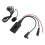 Bluetooth Aux-Kabeladapter für Alpine & JVC, Schwarz, ABS 13