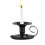 (Black) 2pcs Candlestick Holders Convenient And Practical For Any Occasion 3