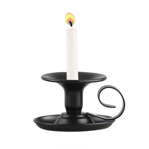 (Black) 2pcs Candlestick Holders Convenient And Practical For Any Occasion 2