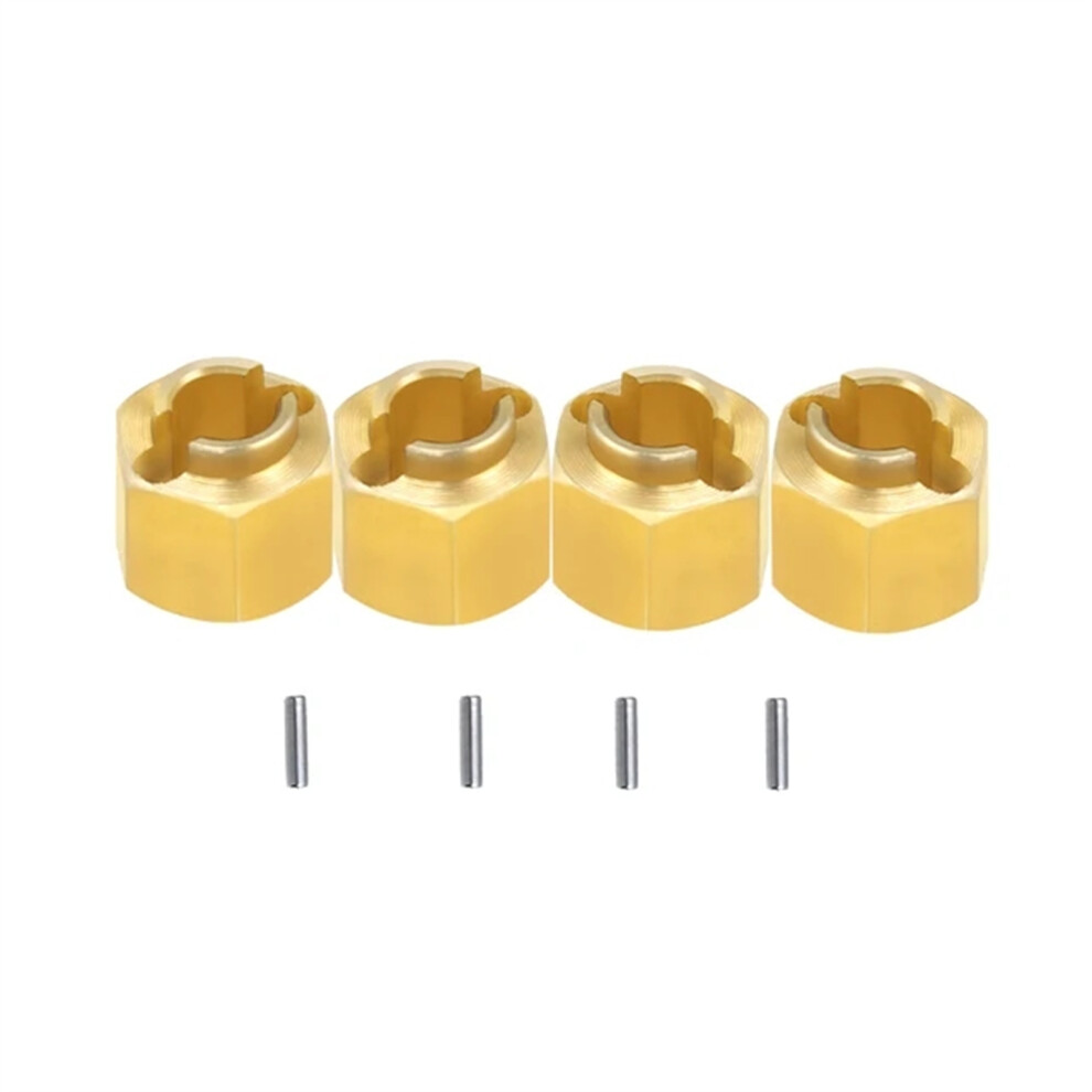 RCGOFOLLOW 4piece Brass Strong Wheel Hex Mount For 1/18 Adapter Trx4m-image-OPC-PK5S629-NEW