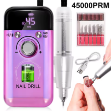 45000RPM Rechargeable Electric Nail Drill Machine Professional Nail Drills