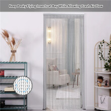 Aluminium Door Fly Screen Metal Chain Curtain Insect Pest Blinds