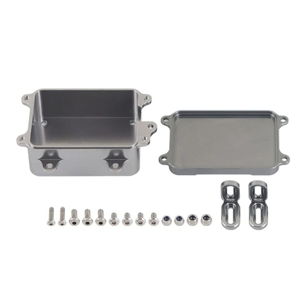 RCGOFOLLOW CNC Machined Receiver Box For 1/10 Axial SCX10 Crawler RC-image-OPC-PK5SFJK-NEW