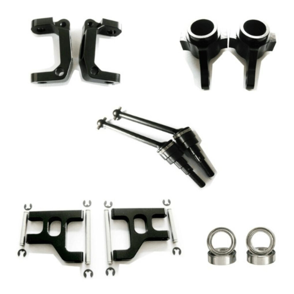 (Black) RCGOFOLLOW Front Rear Portal Axle DIY Kit For 1/10 Tamiya Tt01 On-Road-image-OPC-PK5SH8C-NEW