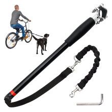 Bicycle Lead for Dogs, Hands-Free Retractable Dog Leash, Easy Installation for Running and Cycling, Durable and Adjustable
