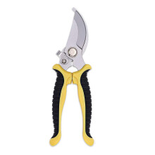 Garden Shears, Professional Hand Pruning Shears for Fruits and Vegetables, 190x65mm Yellow Snip Tool