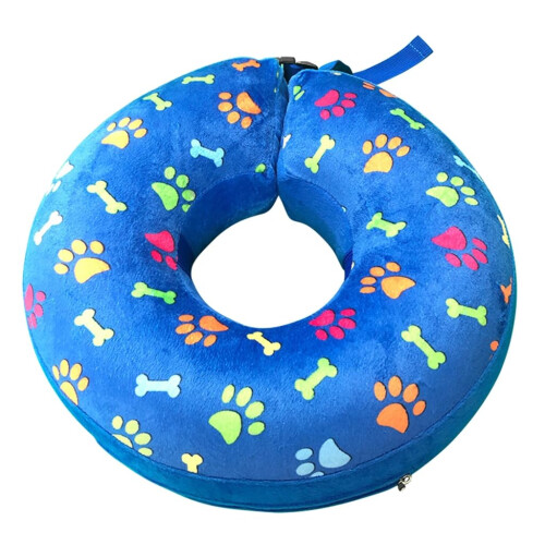 Inflatable Pet Collar with Protective Layer for Dogs, Puppies, and Kittens, Comfortable and Adjustable Size