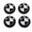 (black white) B04- 68mm 4-pack Center Caps Bmw Silver One Size 1
