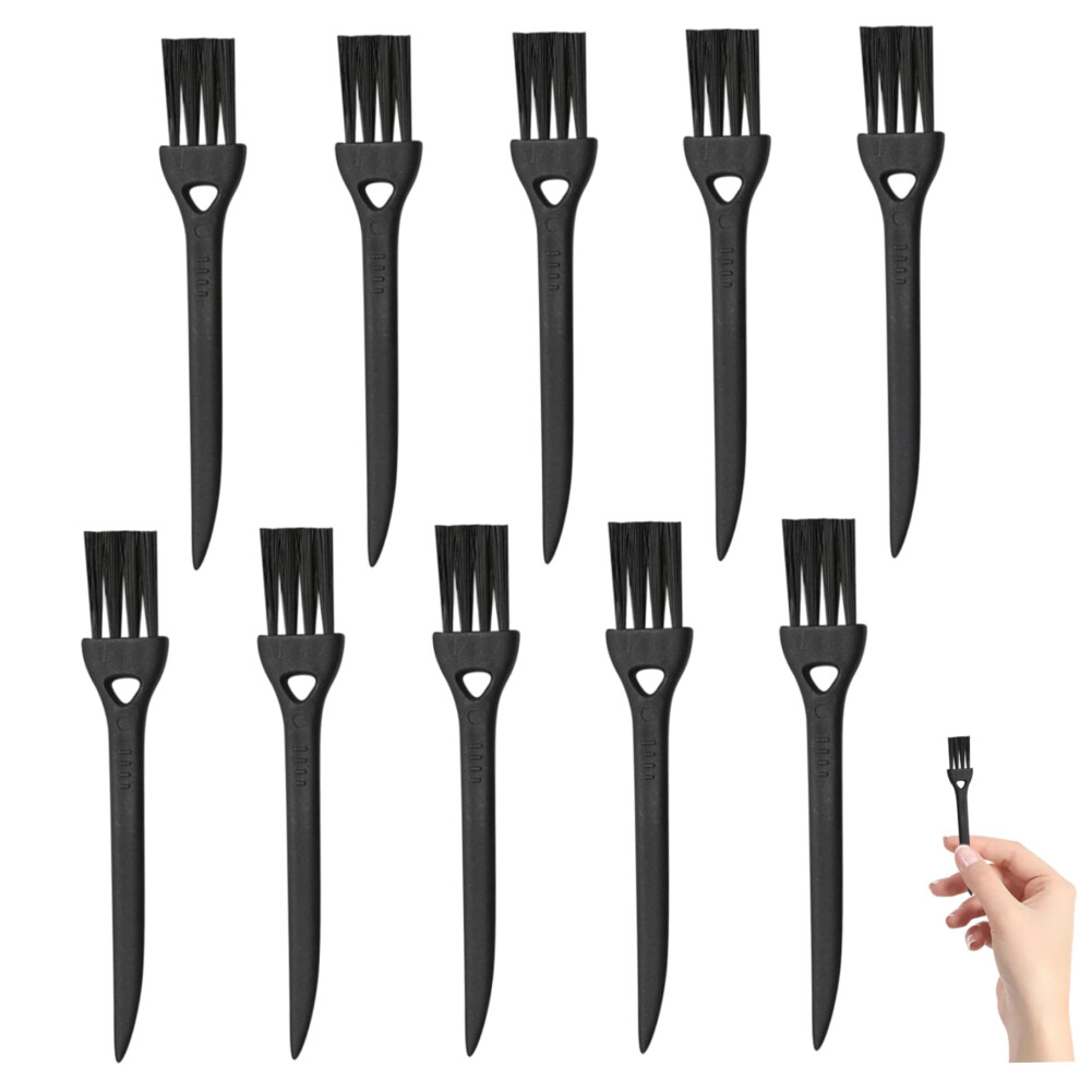 10pcs Clipper Brushes for Cleaning Electric Shavers, 3.3 Inch Portable Plastic Handle Brush Set