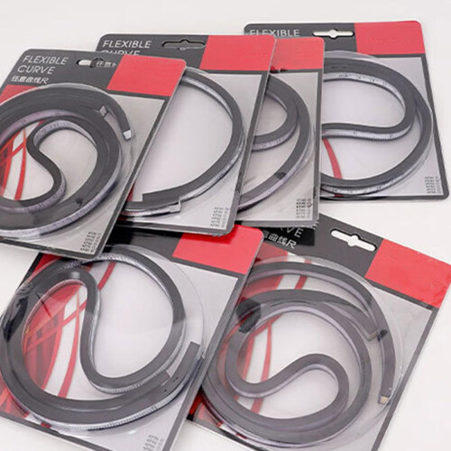 Flexible Curve Ruler 40 cm, Bending Drawing Ruler, Sewing Curve Template, Practical Engineering Tool 2