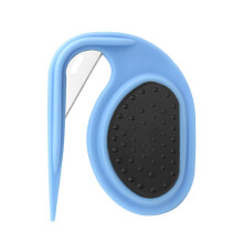 Pet Grooming Brush, Stainless Steel Dematting Tool for Long Haired Cats, Effective Detangling Comb, Blue Color