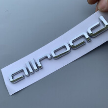 Emblème de coffre de voiture avec logo ABS Allroad pour Audi, chromé