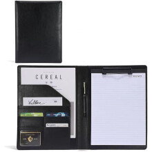 Binder Interview Legal Document Organizer for Business School, Office Conference, A4 Size, Durable Clip Board, Professional Design