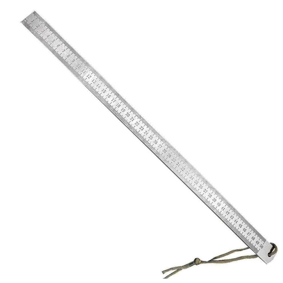 Stainless Steel Measuring Ruler 30Cm With Rust-Resistant Material For Classroom And Craft Projects 6447073167669