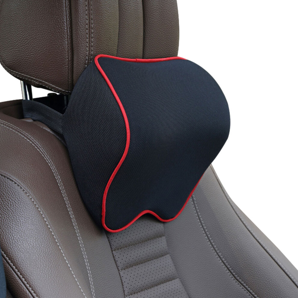 (black red edge) Car Neck Pillows Ergonomic For Neck Pain Relief And Support Relaxing-image-OPC-PK5T792-NEW
