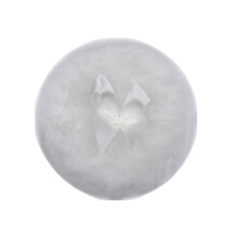 Large Fluffy Powder Shower Head | Red Ultra Soft Round Body Powder Applicator for Kids and Adults | 1 Piece