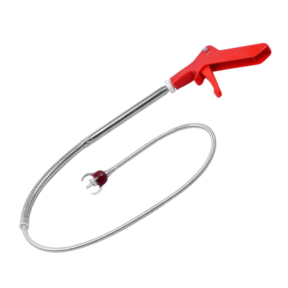 Snake Toilet Clog Remover - Flexible Drain Cleaning Tool With Claw Grabber, 25-Feet Auger For Hair And Clog Removal 6947110658421