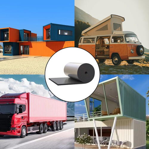 10m Camper Van Insulation Foam Thermal/Soundproof 10mm Closed Cell Self Adhesive 1