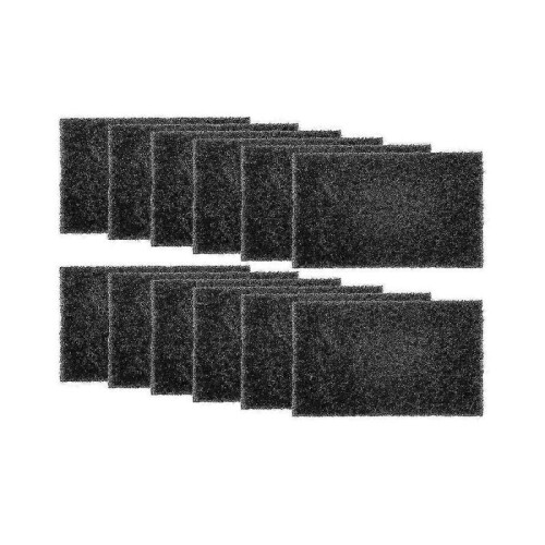 12pack Trash Can Absorbing Filters, Activated Charcoal Purifying Deodorizer compatible with Trash Cans, Compost