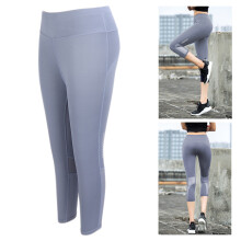 Atmungsaktive, kurze Sport-Leggings mit Bauchweg-Effekt, schnelltrocknend, Damen M