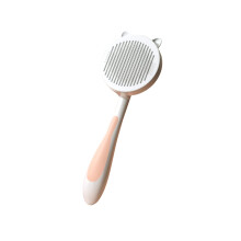 Cat Brush Self-Cleaning Slicker Brush for Cats Pink, Removes Loose Undercoat, Mats, and Matted Hair, Grooming Tool