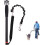 Dog Leash with Bicycle Attachment, Training Leash for Jogging, Safe Riding with Pets, Adjustable Size, Durable Material 2