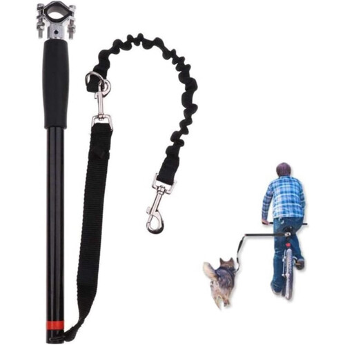 Dog Leash with Bicycle Attachment, Training Leash for Jogging, Safe Riding with Pets, Adjustable Size, Durable Material 1