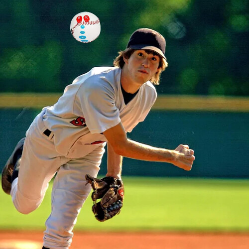 Baseball 9 Inch Training Equipment with Colour-Coded Finger Placement for Enhanced Pitching Skills 1