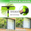 4.5M Telescopic Extendable Window Cleaner Equipment Glass Cleaning Squeegee New 4