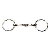 Loose Ring Snaffle Bit 6 Inch Stainless Steel Horse Tack with Smooth Mouth and Gentle Action