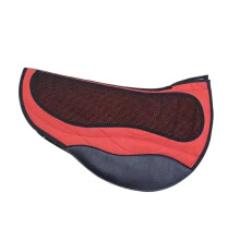 Single Pack English Style Horse Riding Saddle Pad, Wool Fabric, Ventilated, Shock Absorbing Cushion, Anti-Slip Design, Red