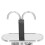 Moka Pot 100ml Dual Pipe Stainless Steel Durable 13