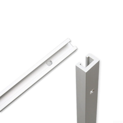 Aluminium T-Slot Rail 30 cm for Woodworking Tools, Easy Compatibility, Durable Construction, Essential Accessory
