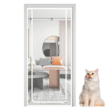 Katzenschutzgitter Tür 90X220cm Tragbares Sicherheitsgitter Für Balkone Treppenhäuser Flure Und Zugangsöffnungen