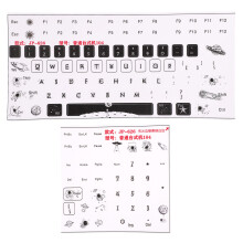 2 Pcs Keyboard Stickers Universal Desktop Computer
