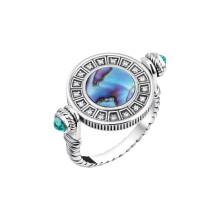 Thomas Sabo - TR2427-646-7-54 - Ring - Damen - Abalone Coin - Weite 54