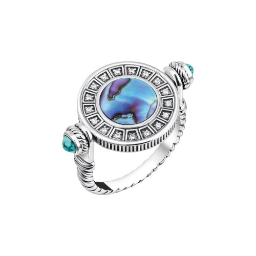 Thomas Sabo Thomas Sabo - TR2427-646-7-54 - Ring - Dames - Abalone Coin - Weite 54