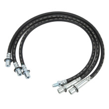 3 Stück Hinter- und Vorderrad Gummi-Bremsleitungskit für Hilux LN106R LN46 RN46 YN65R