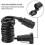 3 Meters 7Pin Trailer Extension Coiled Cable with Trailer Plug Socket Connector, 7 Core RV Electrical Cable Connector 4