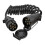 3 Meters 7Pin Trailer Extension Coiled Cable with Trailer Plug Socket Connector, 7 Core RV Electrical Cable Connector 1