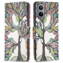 (Life Tree) high qualitycompatible Oneplus Nord Ce4 Lite 5g Case Leather Phone Cover Pattern Printing