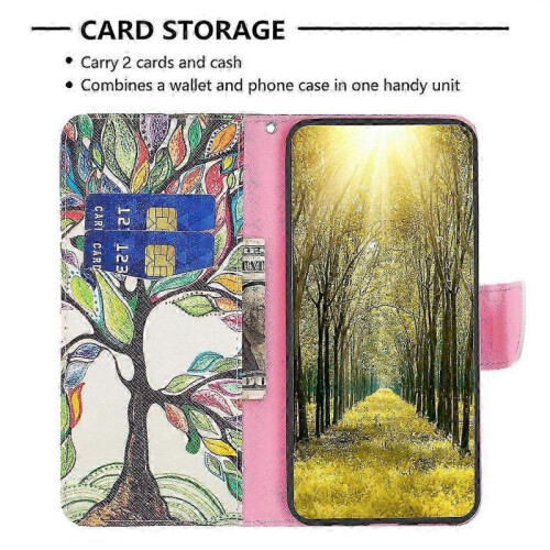 (Life Tree) high qualitycompatible Oneplus Nord Ce4 Lite 5g Case Leather Phone Cover Pattern Printing 2