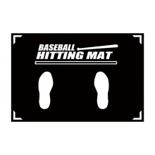 Baseball Hitting Mat 90 x 60 cm, Non-Slip Turf Practice Mat for Softball and Baseball Training, Indoor Outdoor Use