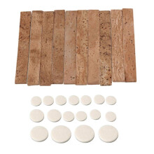 High qualityA1  Clarinet Repairing Parts Set with 10 Neck   Corks And 17 Felt Pads