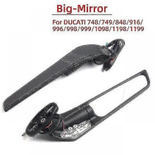 high quality Mirror Wind Wing Adjustable Rotating  compatible Ducati 848, 916, 996, 998, 999, Panigale 1198, 1098, 1199 Motorcycles_Special Gift