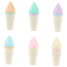 Cone-Heavy Watercolour Highlighter Pack of 6, Multicoloured Luminous Markers for Adult Colouring and Writing, Abs Colourful Pens